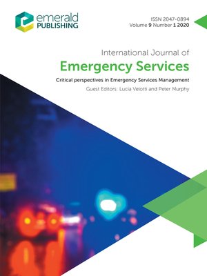cover image of International Journal of Emergency Services, Volume 9, Number 1